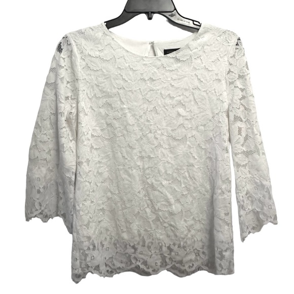 Banana Republic Tops - Banana Republic White Lace Top S